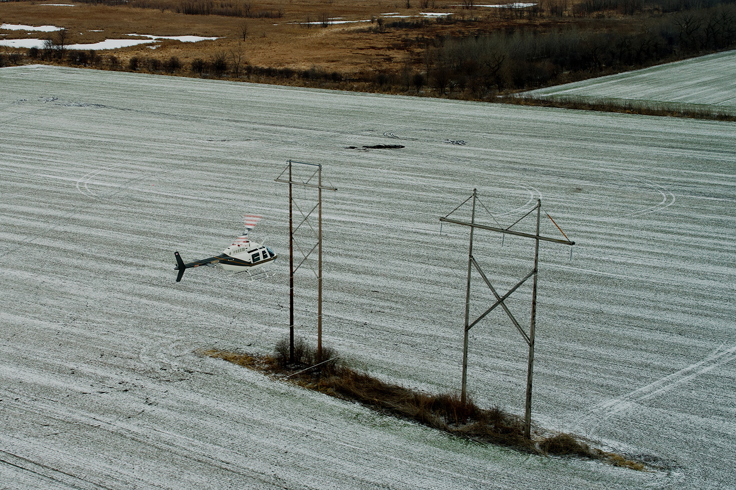 Bell 206B3 Powerlines